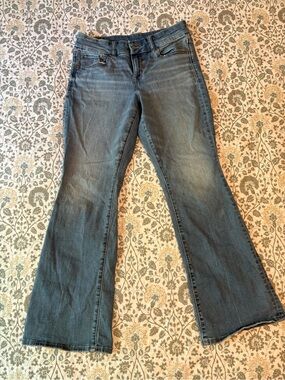 American Eagle Outfitters Medium Blue Flare Jeans